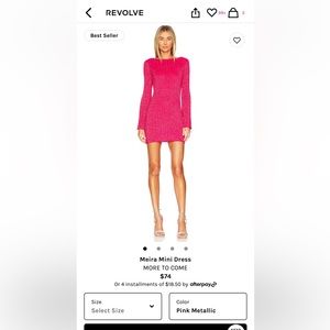 NWT Meira Mini Dress by More to Come